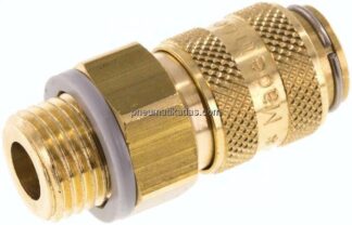 Kupplungsdose (NW5) G 1/4"(AG), Messing