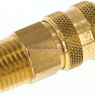 Kupplungsdose (NW5) NPT 1/4"(AG), Messing
