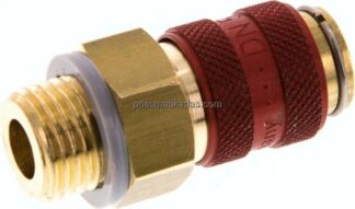 Kupplungsdose (NW5) G 1/4"(AG), Messing