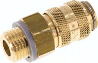 Kupplungsdose (NW5) G 1/4"(AG), Messing