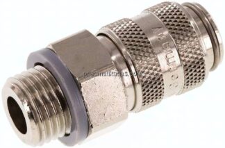 Kupplungsdose (NW5) G 1/4"(AG), Messing vernickelt