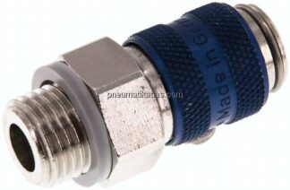 Kupplungsdose (NW5) G 1/4"(AG), Messing vernickelt