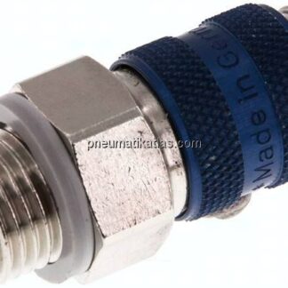 Kupplungsdose (NW5) G 1/4"(AG), Messing vernickelt
