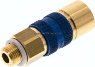 Kupplungsdose (NW5) G 1/8"(AG), blau, Sechseck SW10