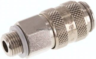 Kupplungsdose (NW5) G 1/8"(AG), Messing vernickelt
