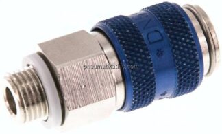 Kupplungsdose (NW5) G 1/8"(AG), Messing vernickelt