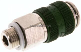 Kupplungsdose (NW5) G 1/8"(AG), Messing vernickelt
