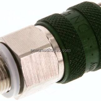 Kupplungsdose (NW5) G 1/8"(AG), Messing vernickelt