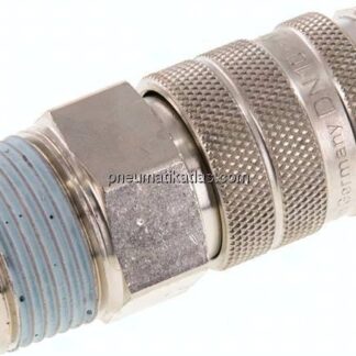 Kupplungsdose (NW10) R 3/4"(AG), Messing vernickelt