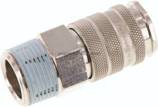 Kupplungsdose (NW10) R 3/4"(AG), Messing vernickelt