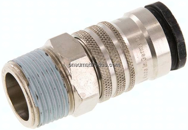 Kupplungsdose (NW10) R 3/4"(AG), Messing / Stahl