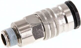 Kupplungsdose (NW10) R 3/8"(AG), Messing / Stahl