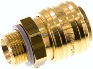 Kupplungsdose (NW7,2) G 3/8"(AG), Messing