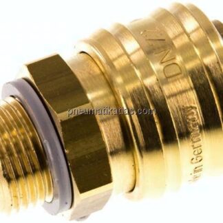 Kupplungsdose (NW7,2) G 3/8"(AG), Messing