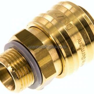 Kupplungsdose (NW7,2) G 3/8"(AG), Messing