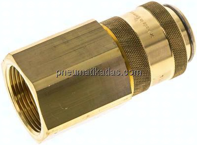 Kupplungsdose (NW19) G 1-1/4"(IG), Messing