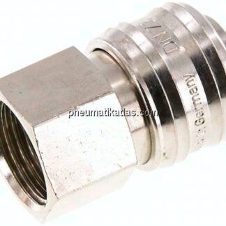 Kupplungsdose (NW7,2) G 1/2"(IG), Messing vernickelt