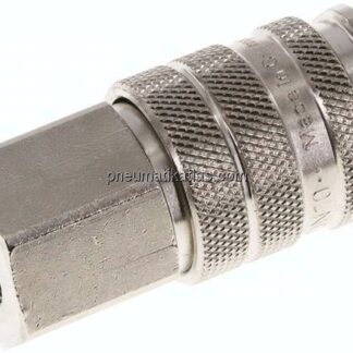 Kupplungsdose (NW10) G 1/4"(IG), Messing vernickelt
