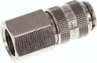 Kupplungsdose (NW5) G 1/4"(IG), Messing vernickelt