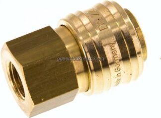 Kupplungsdose (NW7,2) G 1/4"(IG), Messing