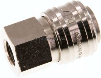 Kupplungsdose (NW7,2) G 1/4"(IG), Messing vernickelt