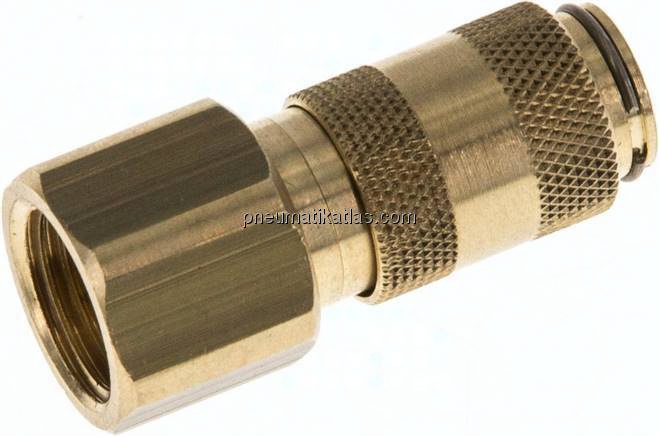 Kupplungsdose (NW2,7) G 1/8"(IG), Messing