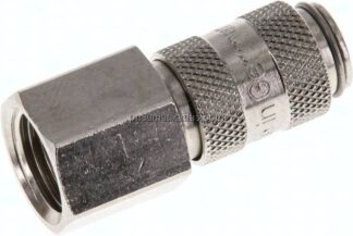 Kupplungsdose (NW2,7) G 1/8"(IG), Messing vernickelt