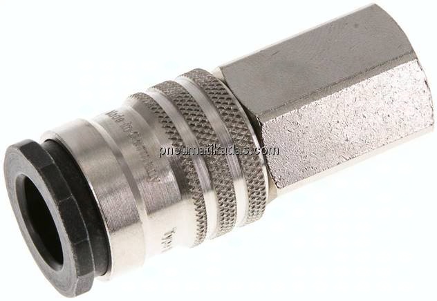 Kupplungsdose (NW10) G 3/8"(IG), Messing / Stahl