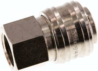 Kupplungsdose (NW7,2) G 3/8"(IG), Messing vernickelt