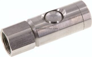 Sicherheits-Druckknopfkupplung (NW7,2), G 1/2" IG, Edelstahl
