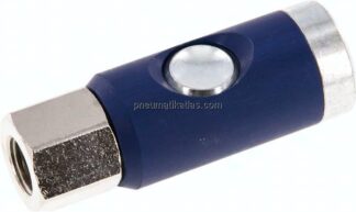 Sicherheits-Druckknopfkupplung (NW7,2), G 1/4" IG, Stahl verzinkt