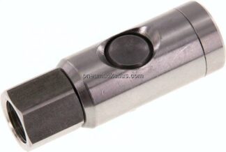 Sicherheits-Druckknopfkupplung (NW7,2), G 3/8" IG, Edelstahl