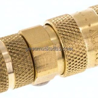 Kupplungsdose (NW2,7) 6x4mm Schlauch, Messing