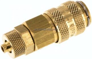 Kupplungsdose (NW5) 6x4mm Schlauch, Messing