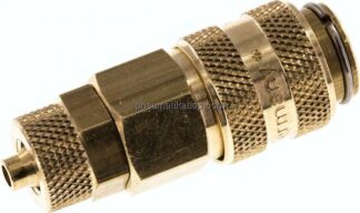 Kupplungsdose (NW5) 6x4mm Schlauch, Messing