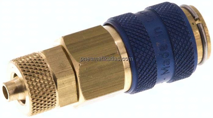 Kupplungsdose (NW5) 6x4mm Schlauch, Messing