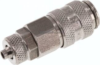 Kupplungsdose (NW5) 6x4mm Schlauch, Edelstahl