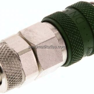 Kupplungsdose (NW5) 8x6mm Schlauch, Messing vernickelt
