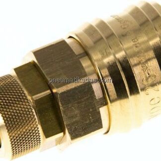 Kupplungsdose (NW7,2) 10x8mm Schlauch, Messing
