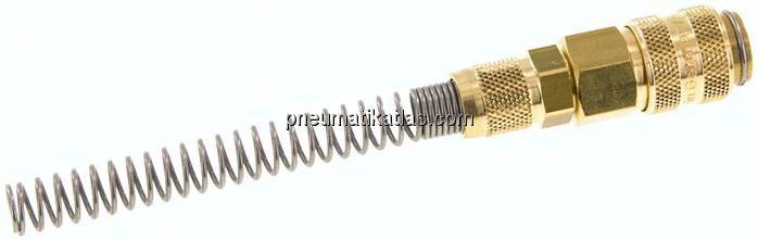 Kupplungsdose (NW5) 6x4mm Schlauch m. Knickschutz