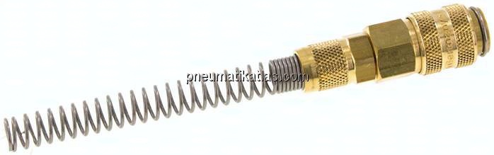 Kupplungsdose (NW5) 6x4mm Schlauch m. Knickschutz