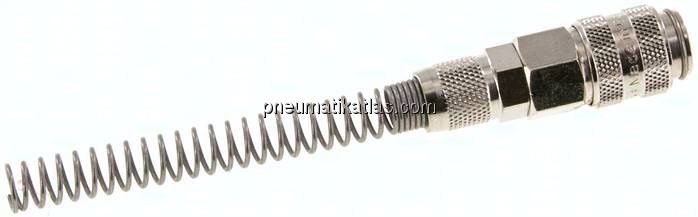 Kupplungsdose (NW5) 6x4mm Schlauch m. Knickschutz