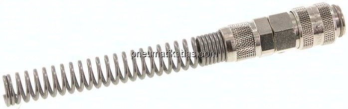 Kupplungsdose (NW5) 8x6mm Schlauch m. Knickschutz