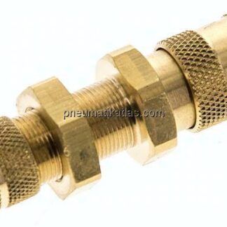 Schott-Kupplungsdose (NW2,7) 6x4mm Schlauch, Messing