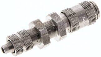 Schott-Kupplungsdose (NW2,7) 6x4mm Schlauch, Edelstahl