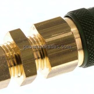 Schott-Kupplungsdose (NW5) 6x4mm Schlauch, Messing