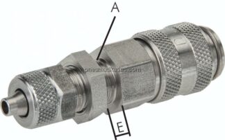 Schott-Kupplungsdose (NW5) 8x6mm Schlauch, Edelstahl