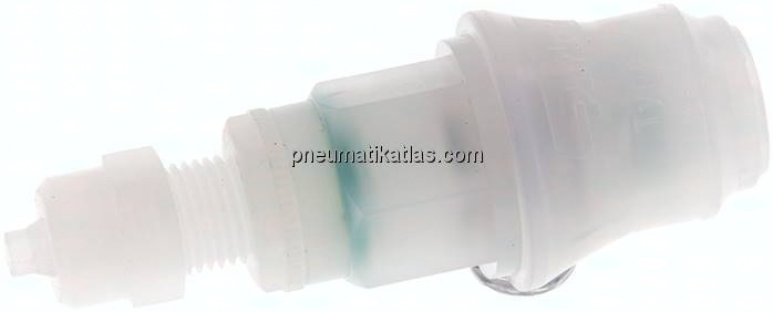 Schott-Kupplungsdose (NW5) 6x4mm Schlauch, PVDF