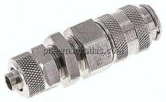Schott-Kupplungsdose (NW5) 8x6mm Schlauch, Edelstahl