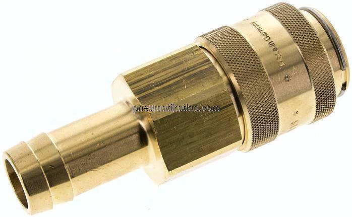 Kupplungsdose (NW19) 25 (1")mm Schlauch, Messing